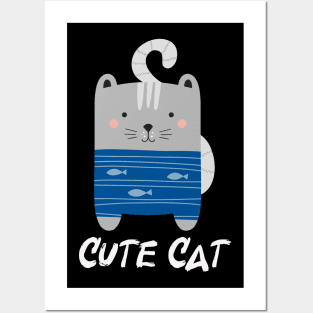 Cute Cat Posters and Art